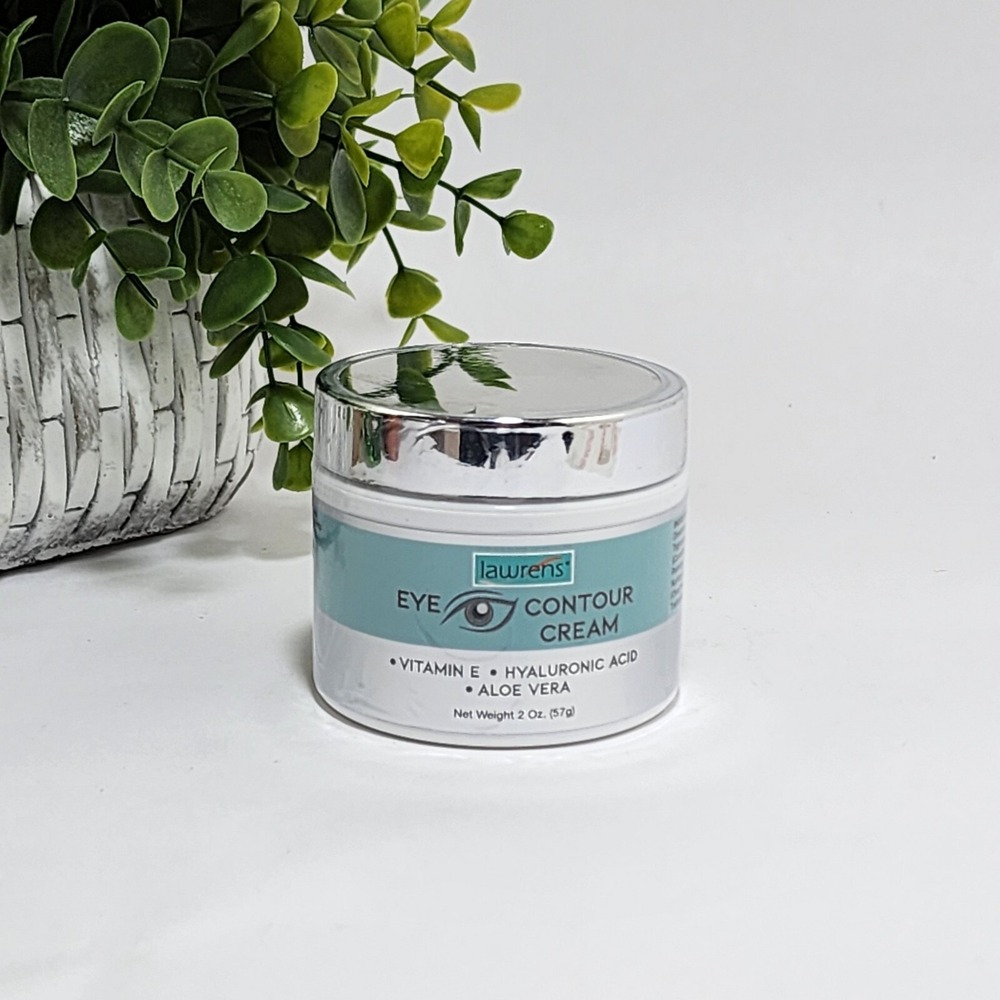 Lawrens Eye Contour Cream with Hyaluronic Acid & Vitamin E  2 oz / 57g Antiaging